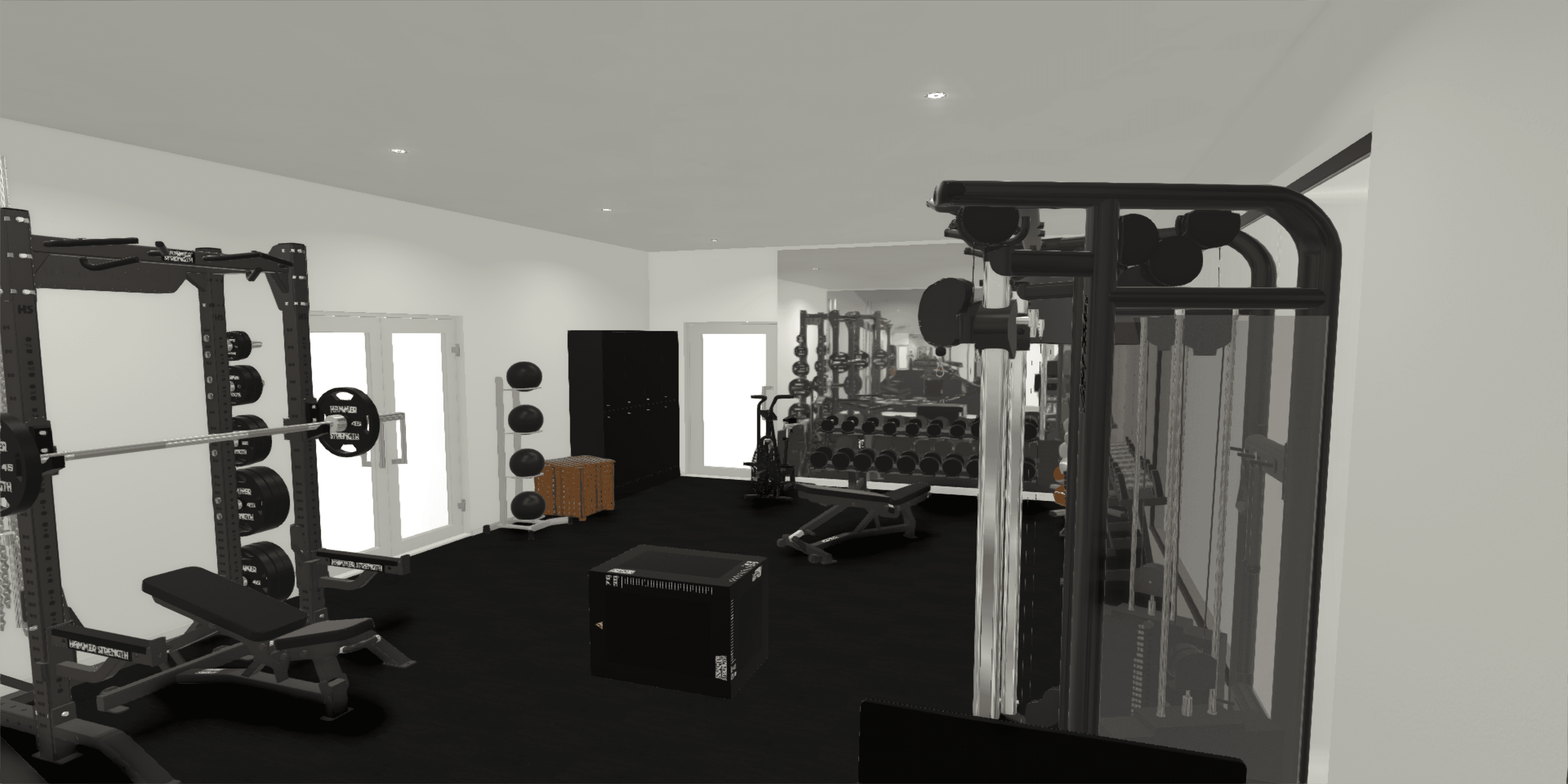 Home Gym 02 — primary view of the multi-user training space